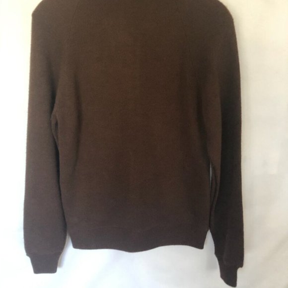 New Vintage Mens Leather Zipper Sweater - Picture 5 of 5